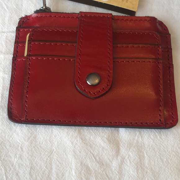 Patricia Nash Cassis Leather ID Wallet/Card Case Distressed Vintage Lava NWT - Picture 14 of 15